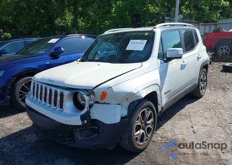 2018 Jeep Renegade Limited Fwd из США, поврежденный, VIN ZACCJADB3JPG74022